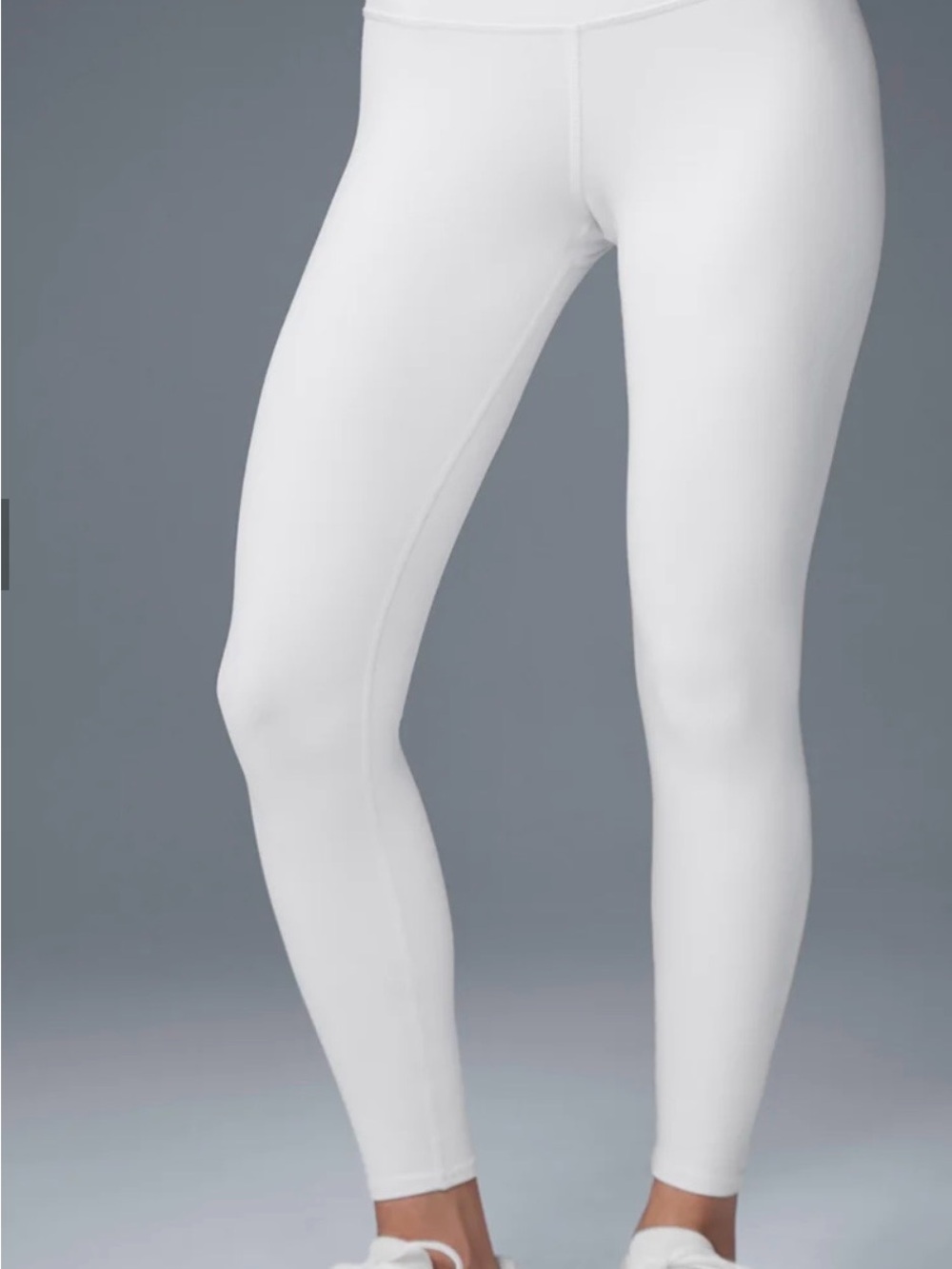 ALO Yoga White High-Rise Leggings 7/8 length